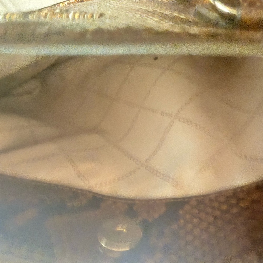 Michael Kors Elson Brown Python-Embossed Leather … - image 14